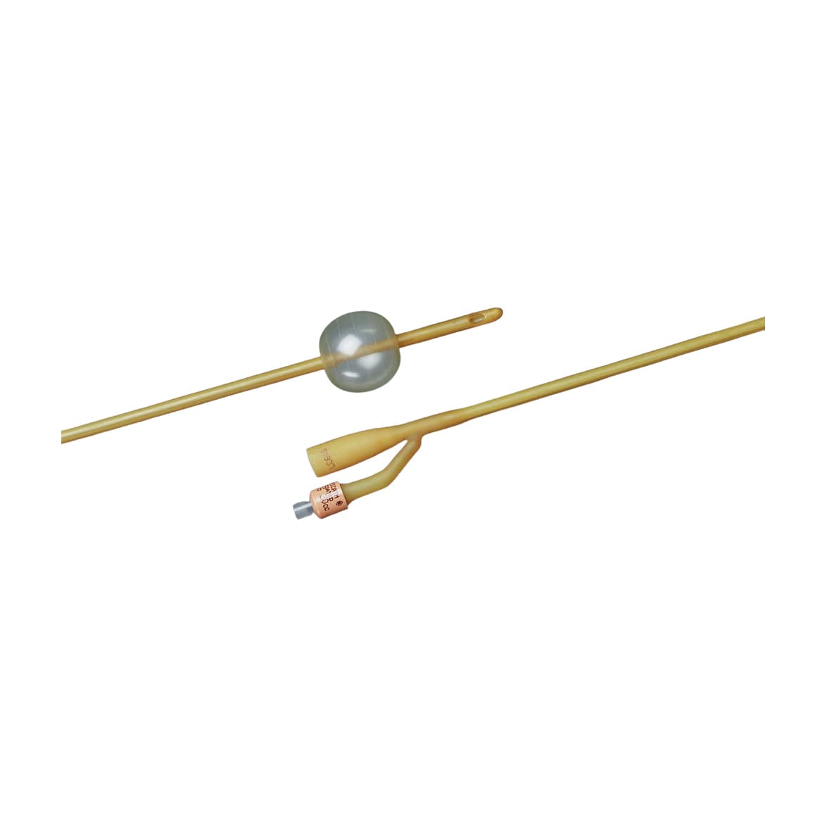 Bardex Lubricath Latex 2-Way Foley Catheter, 30cc, 16 Fr - Each - Image 1