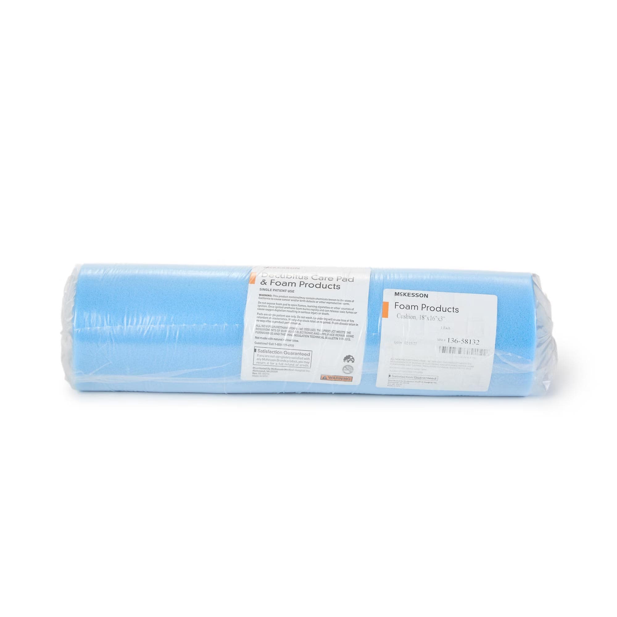 McKesson Seat Cushion Without Cover, 18 W x 16 D x 3 H Inch - Image 2