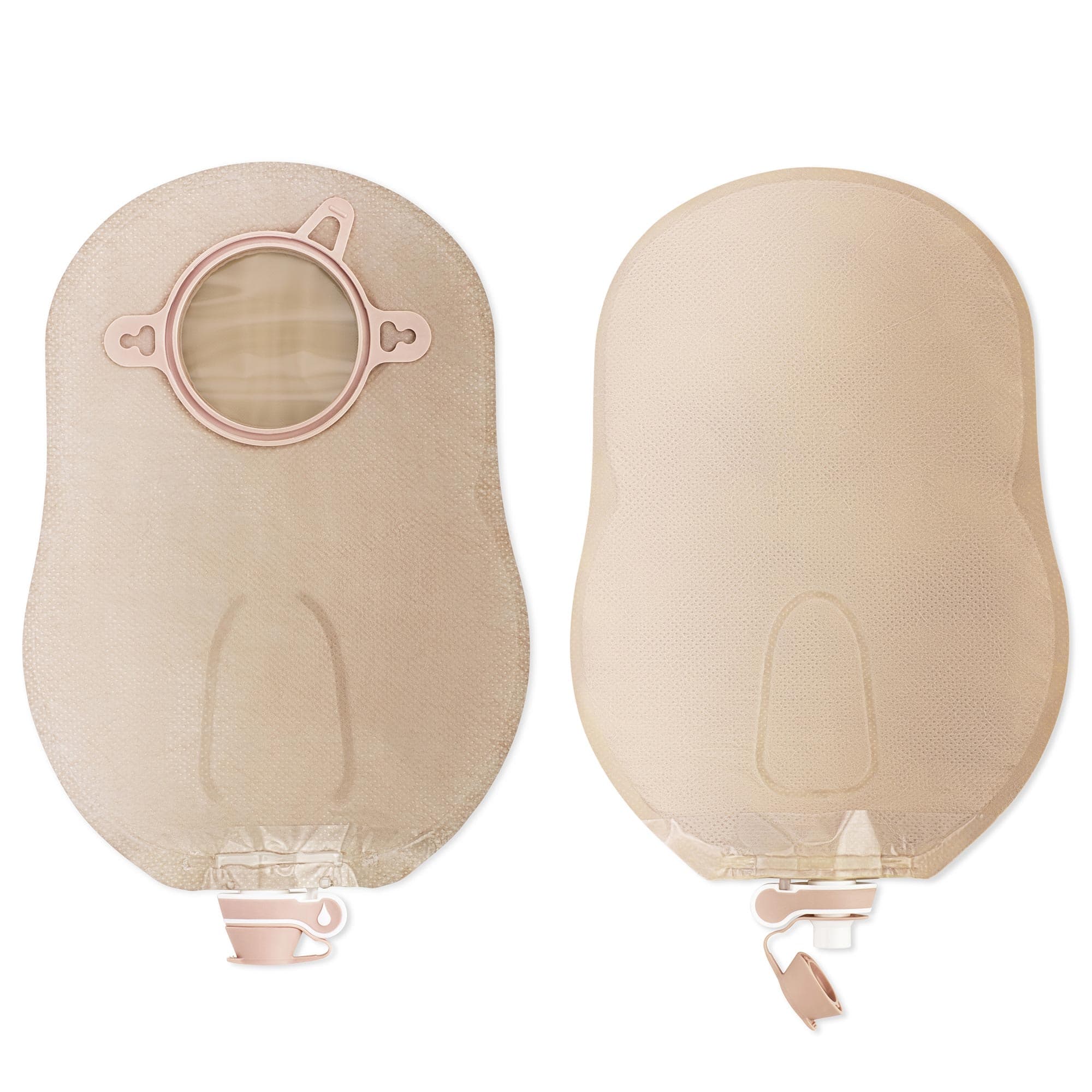 New Image 2-Piece Urostomy Pouch, Biege, 2-1/4 Inch - Box of 10 - Image 1