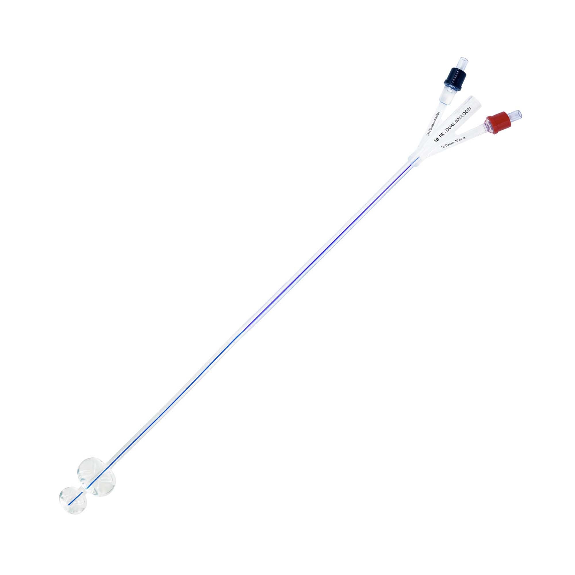 TruCath Duo 100% Silicone Dual-Balloon 2-Way Foley Catheter - Image 3