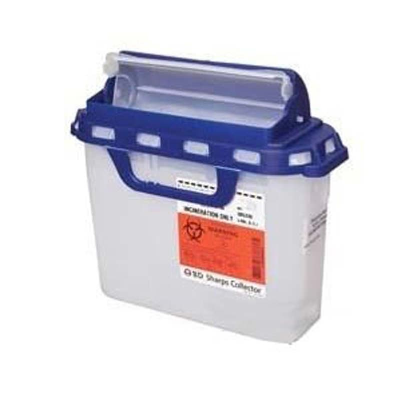 BD Recykleen pharmaceutical waste collector, 5.4 qt - Case of 20 - Image 1