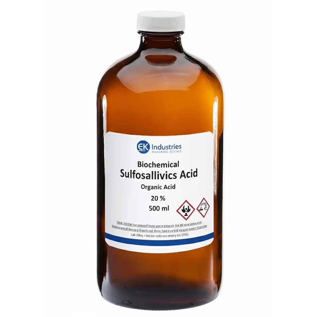 Biochemical Sulfosalicylic Acid Organic Acid, 20 %, 500 ml - Each