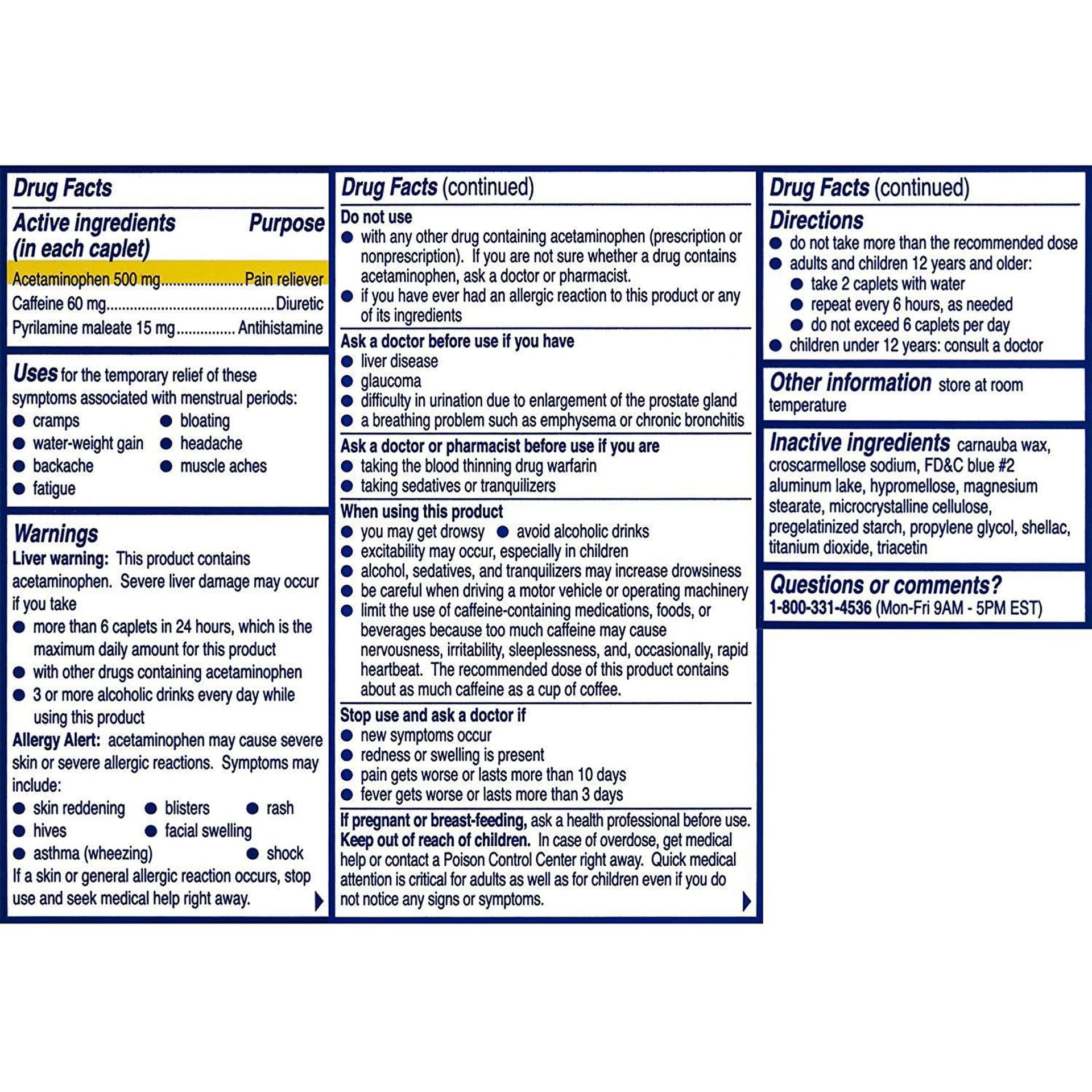 Midol Complete Caplets 40 ct - Each - Image 3