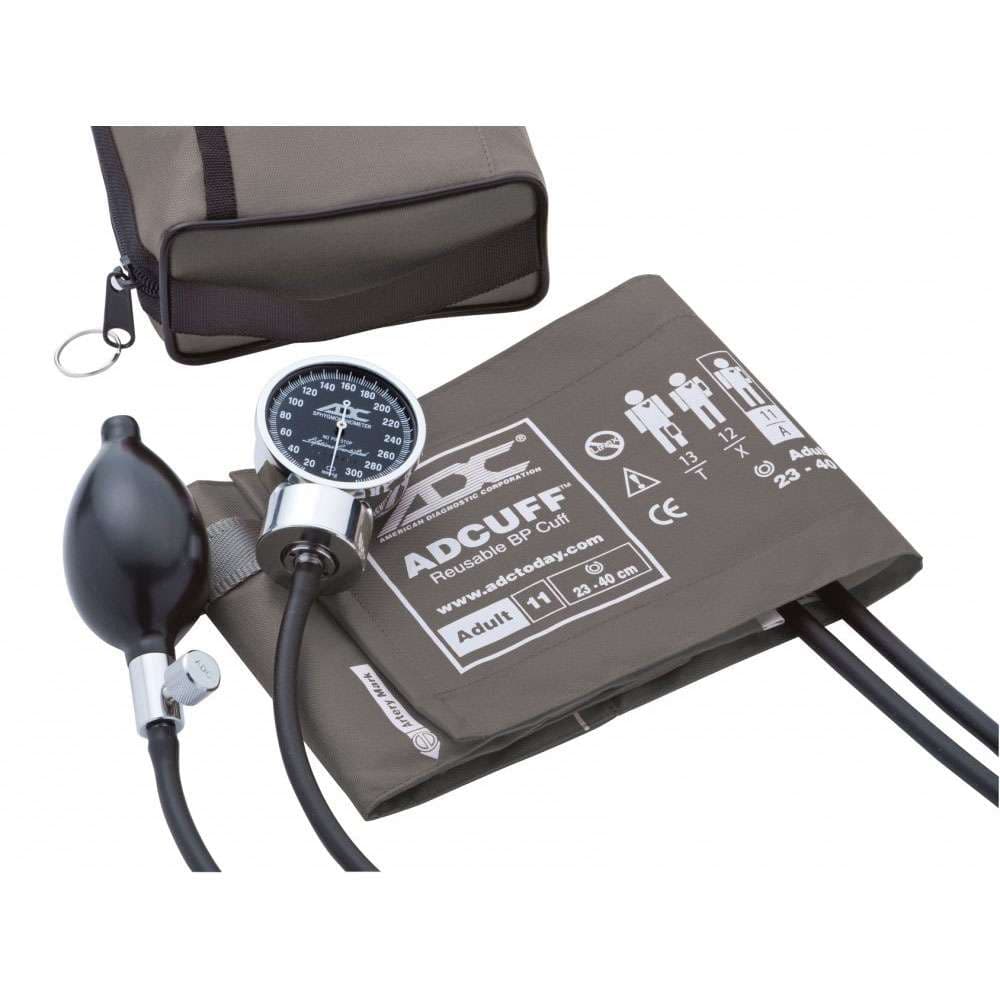ADC Diagnostix 778 Pocket Aneroid Sphyg, Adult Only, Gray - Image 1