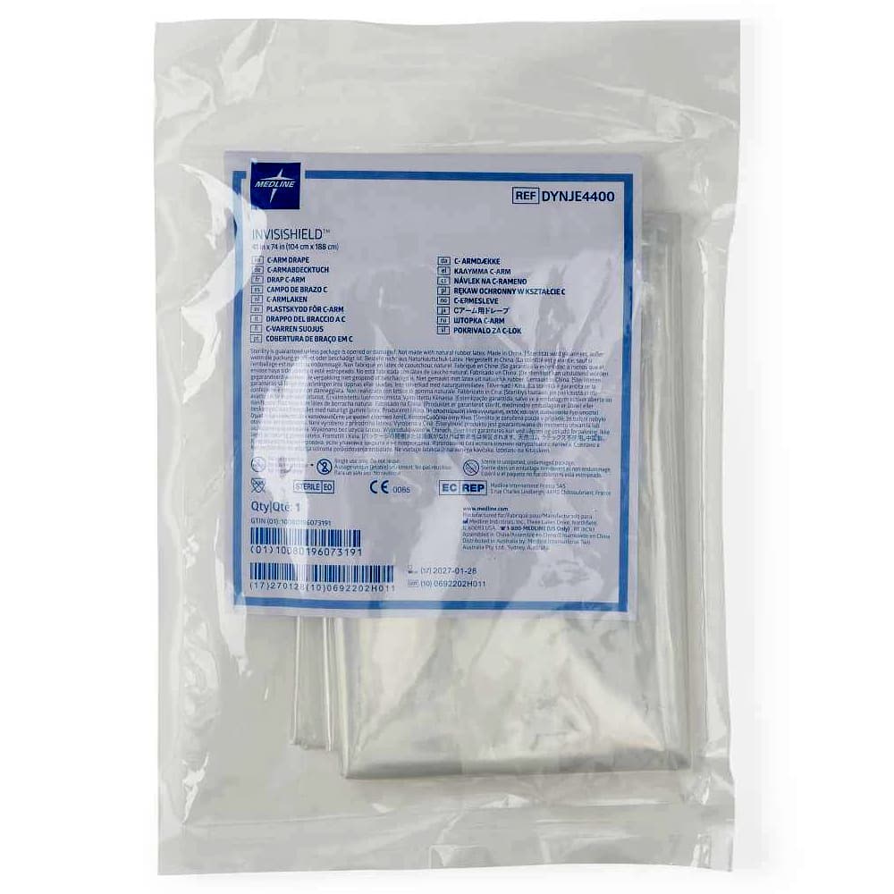 Medline Full-Size C-Arm Surgical Drape, 41 x 74 Inch - Each - Image 1