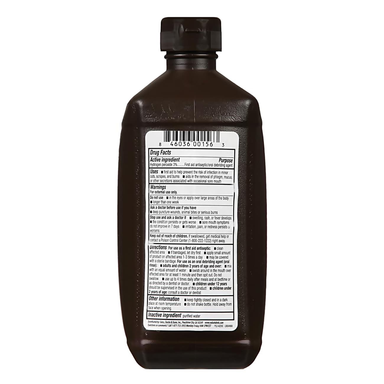 GoodSense 3% Hydrogen Peroxide Topical Solution, 16 oz - Image 2