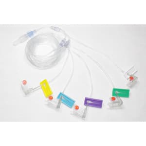 Alimed Multi-Lumen Subcutaneous Infusion Set, 27 Gauge x 5, 12 mm, 36 Inch - Box of 10 - Image 1