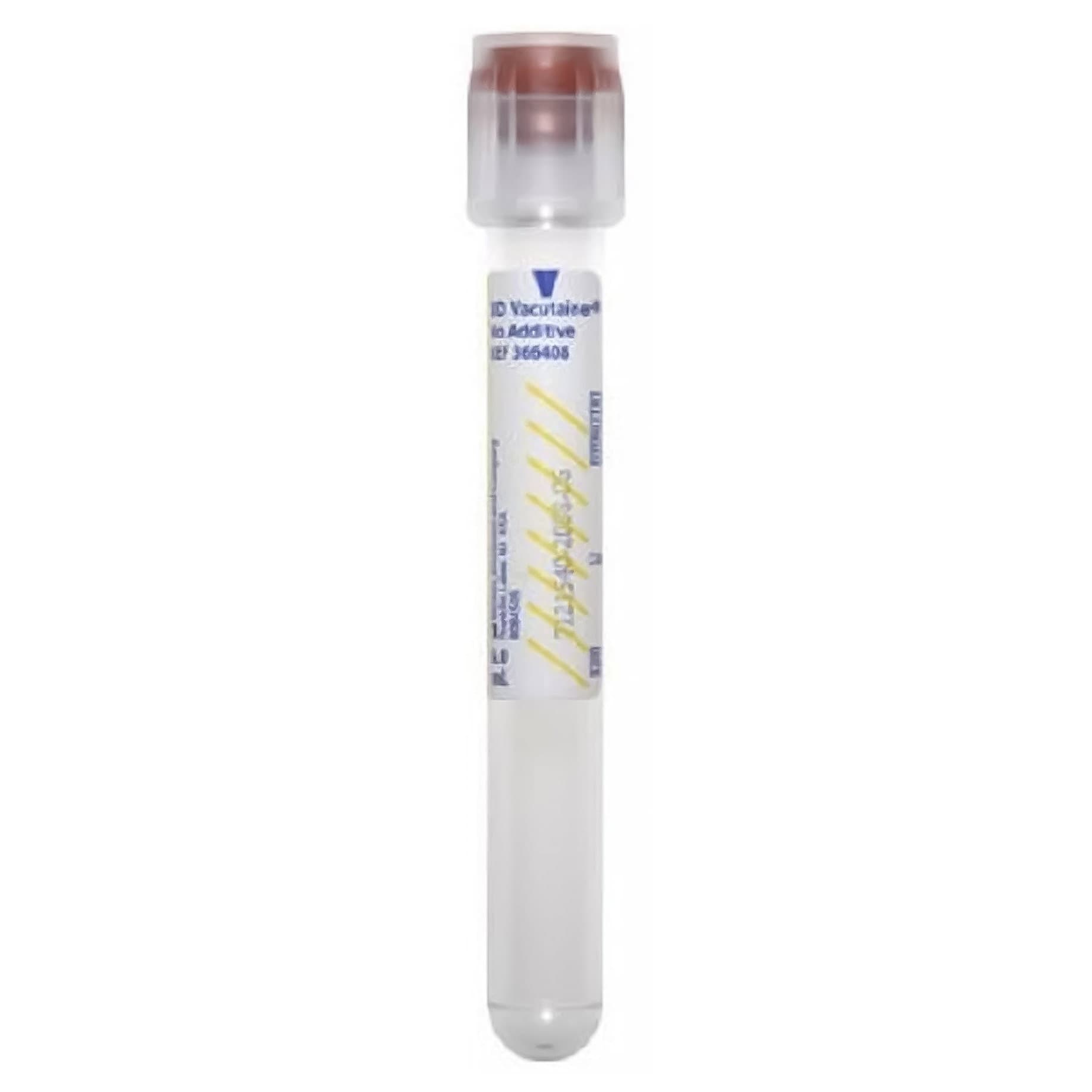 BD Vacutainer No Additive (Z) Plus Secondary Tube, 6 mL
