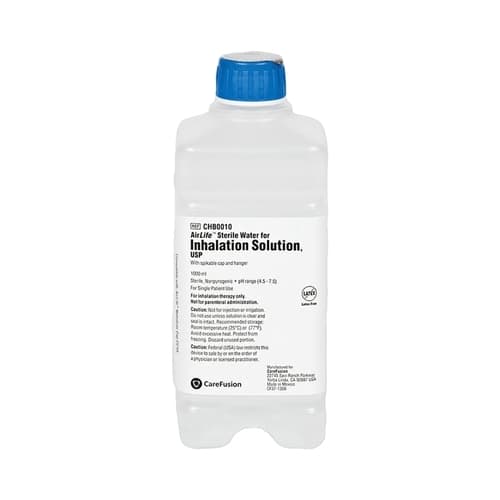 Vyaire AirLife Respiratory Therapy Solution 1000 mL, Bottle - Case of 12 - Image 1