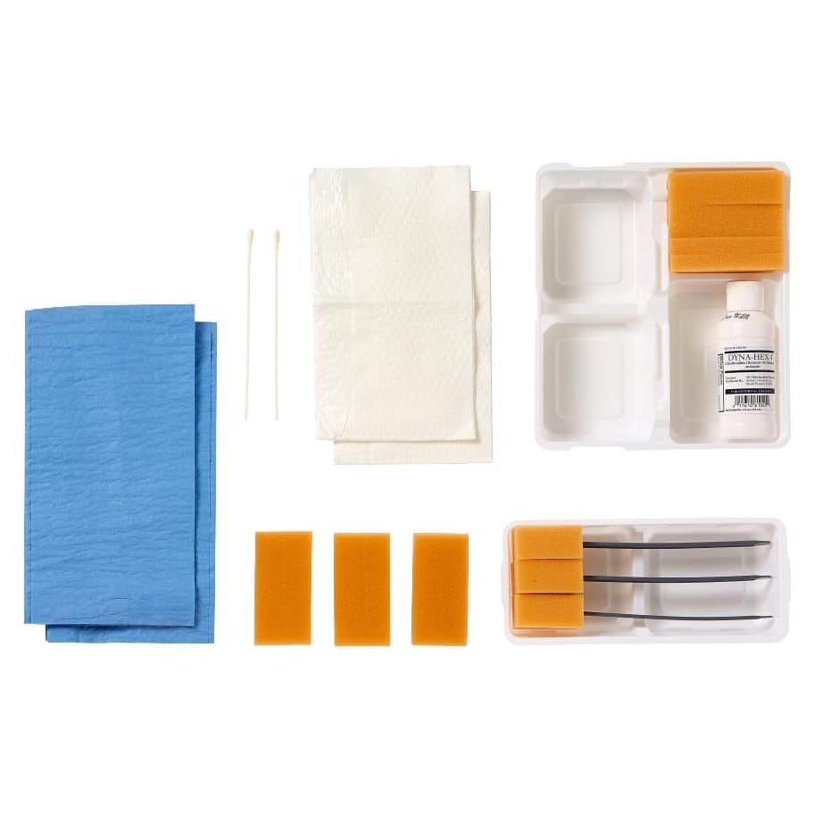 Premium Wet Skin Scrub Tray with CHG - Each - Image 1