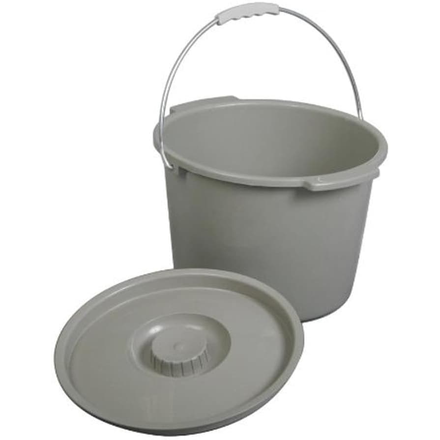 Guardian Commode Bucket with Lid & Handle - Image 1