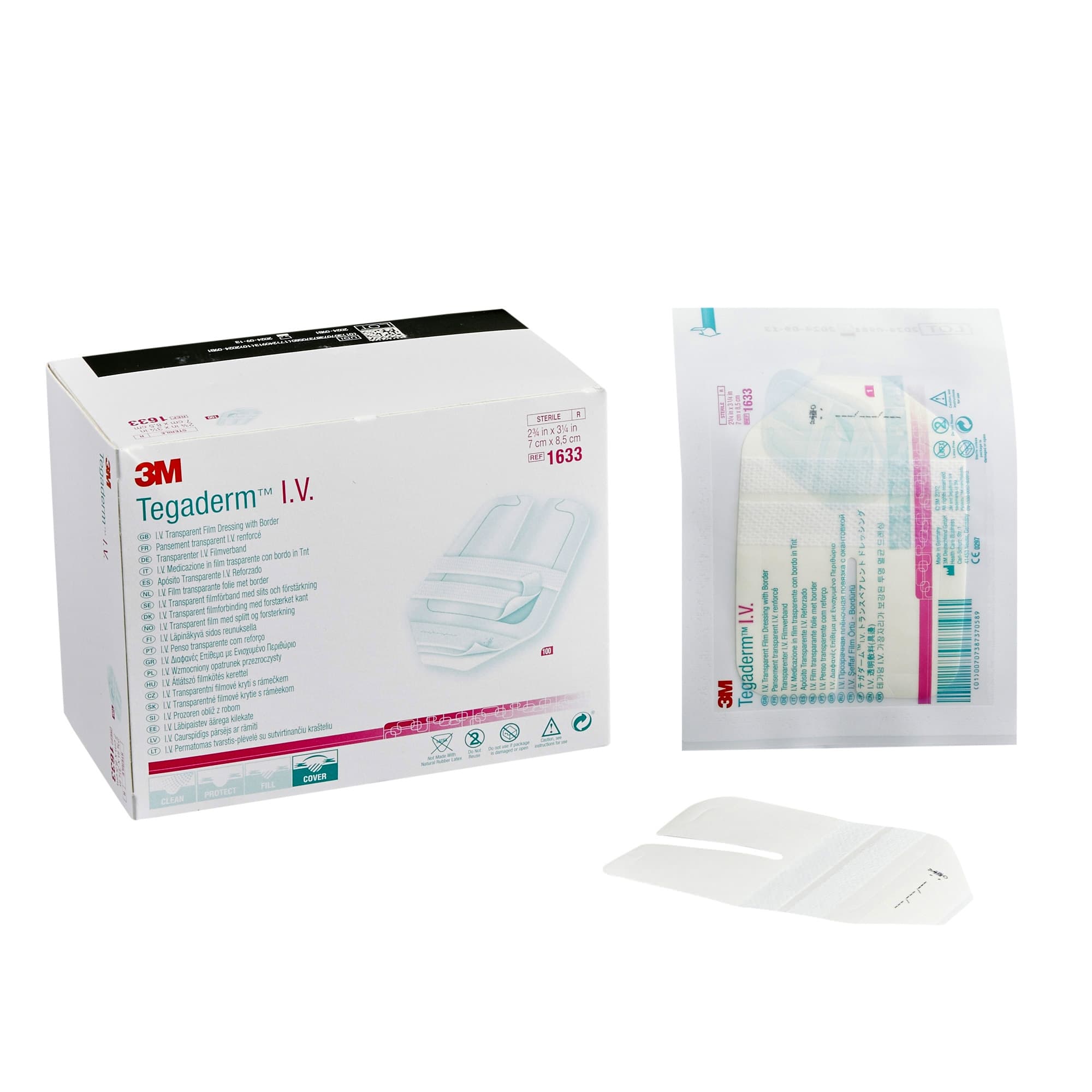 3M Tegaderm IV Transparent Adhesive Film Dressing with Border
