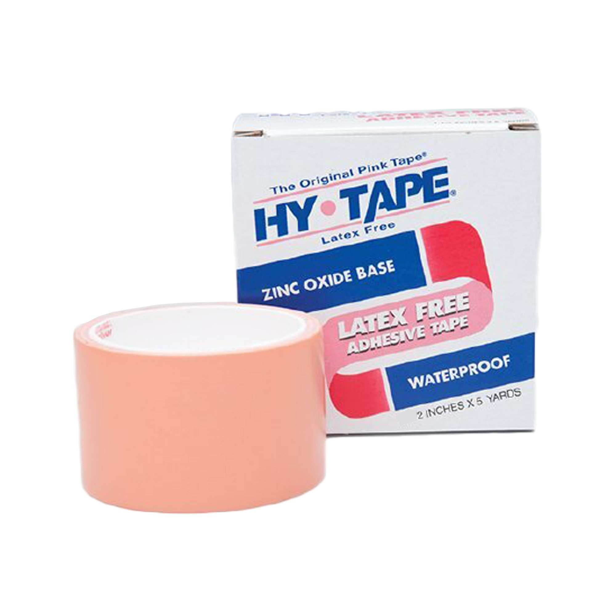 Hy-Tape Original Zinc Oxide Based Pink Tape, 2 Inch x 5 Yard - Each - Image 1