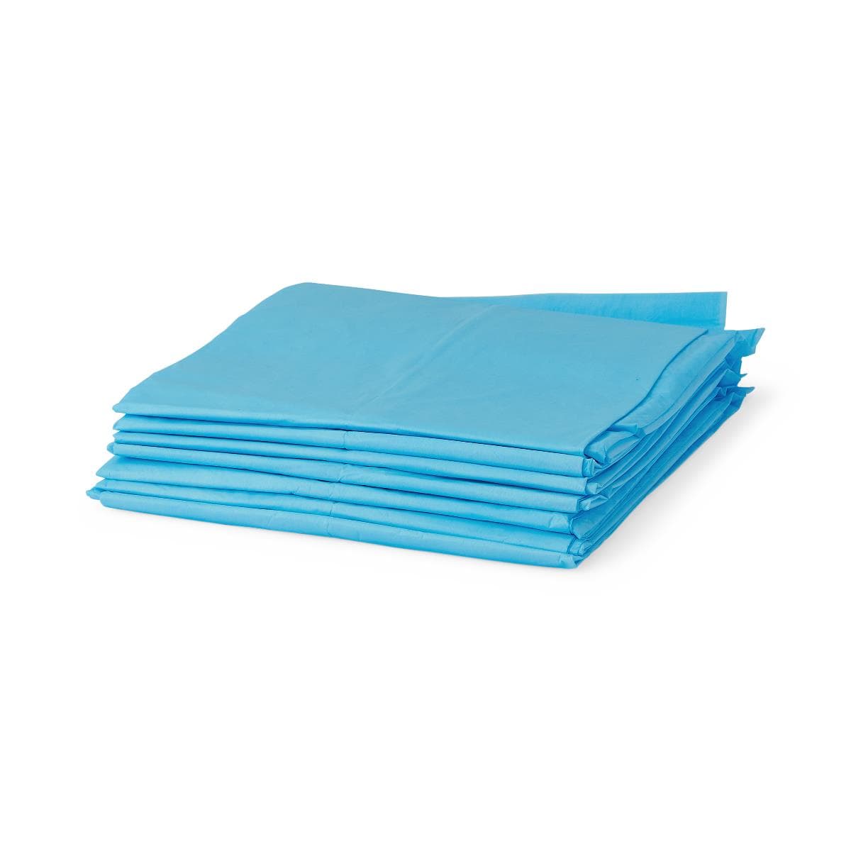 Medline Protection Plus Underpad, Light Absorbency, 23 x 36 Inch, Blue - Image 3