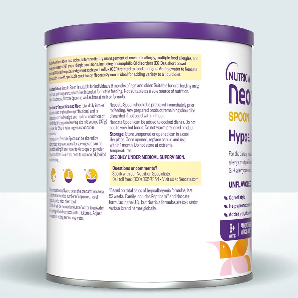 Neocate Spoon Hypoallergenic Amino Acid-Based Medical Food - Image 4