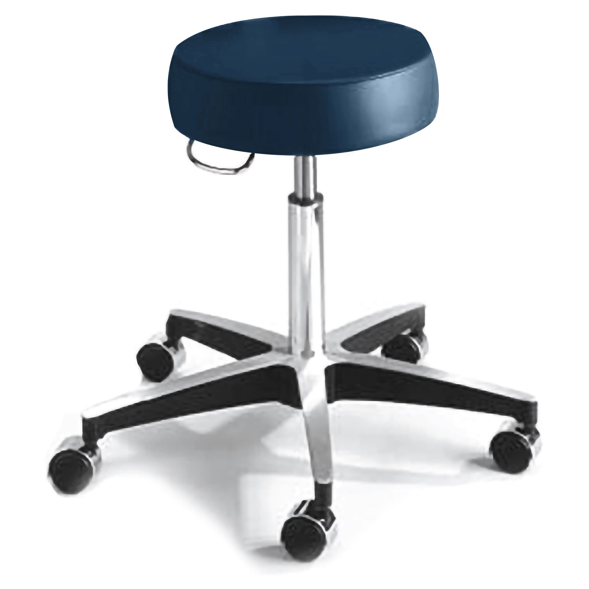 McKesson Backless Exam Stool, Agate Blue, 17-3/4 to 24-1/2 Inch Height - Each - Image 1