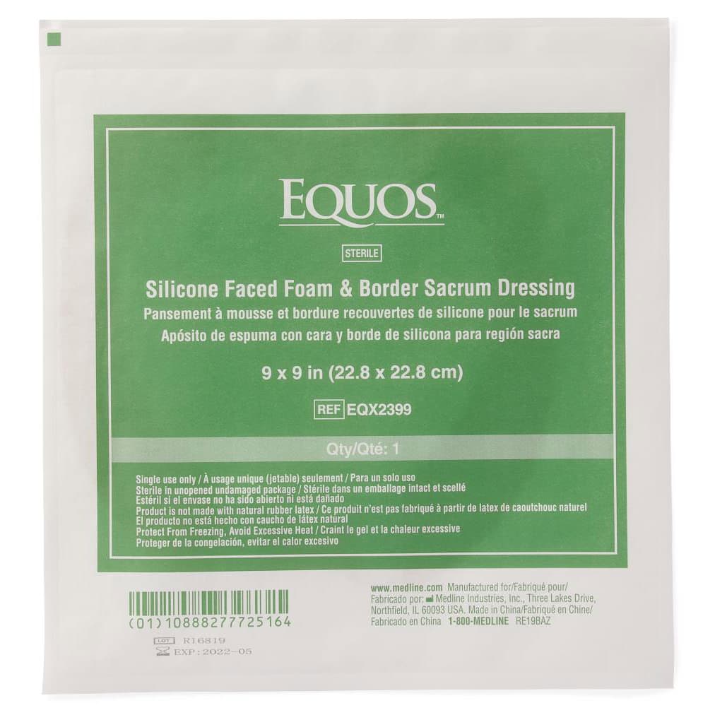 Equos 5-layer Square Foam Wound Dressing With Silicone Adhesive - Image 3