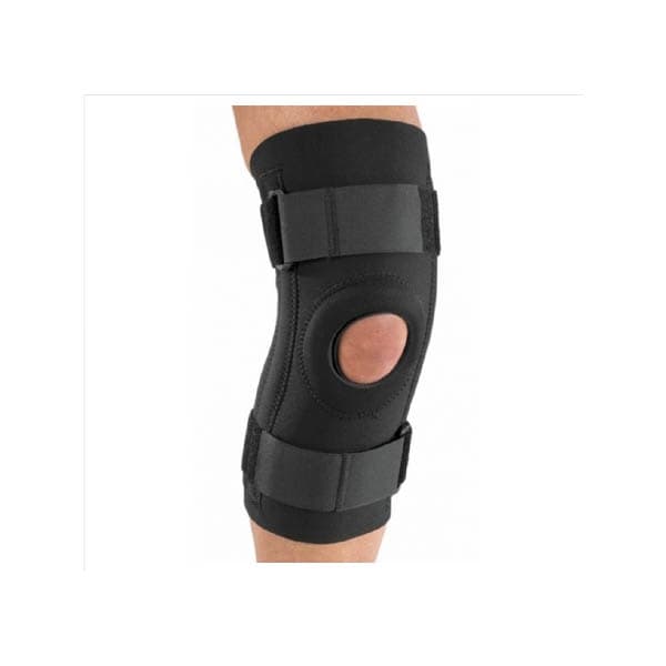 ProCare Stabilized Knee Support Closed Patella Black, Left or Right Knee, Small - Each - Image 1