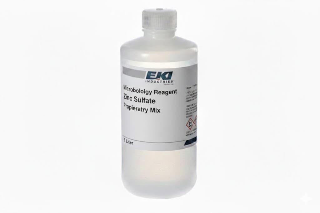 Microbiology Reagent Zinc Sulfate Proprietary Mix, 1 Liter - Each - Image 1