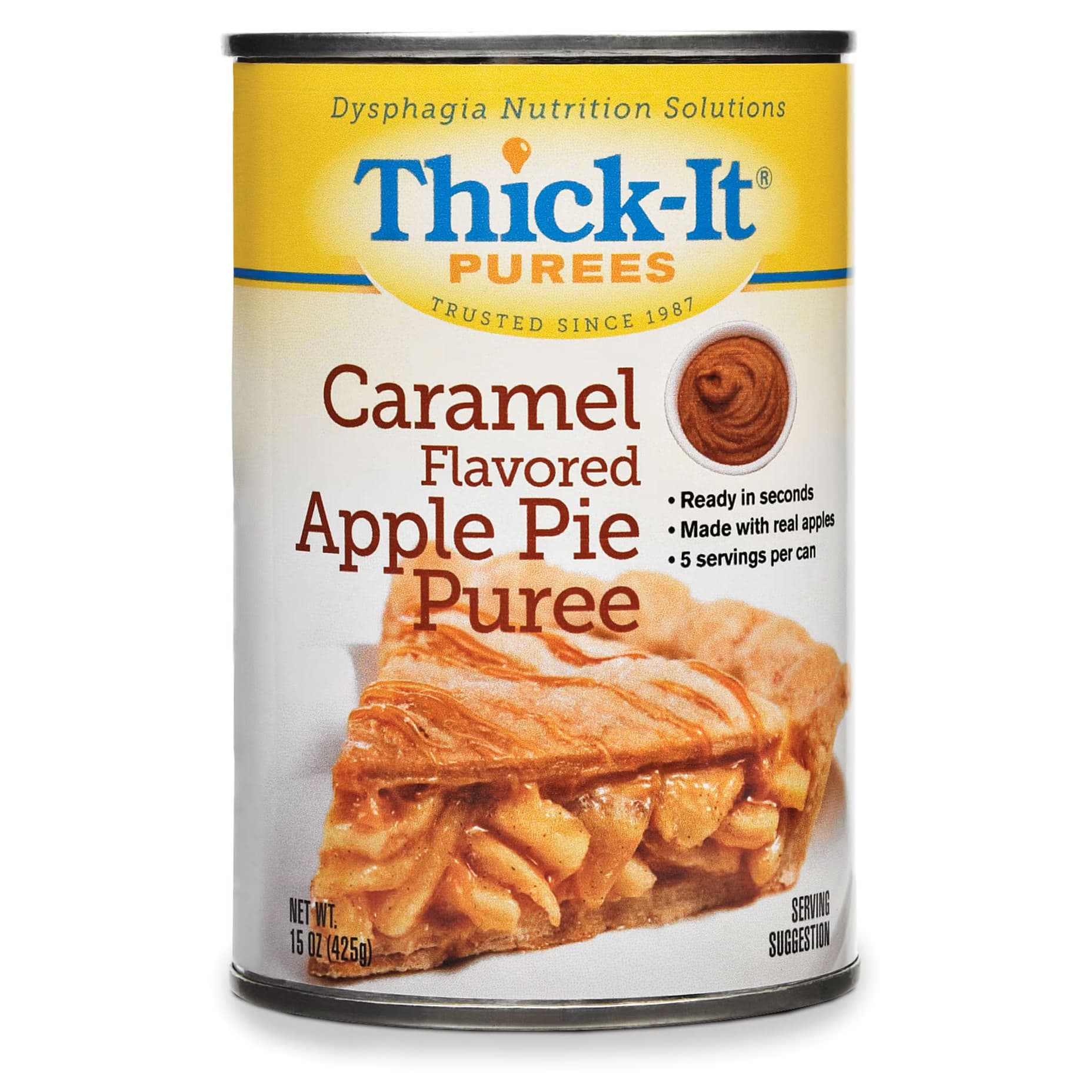 Thick-It Puree, Caramel Apple Pie, 15 oz - Case of 12 - Image 1