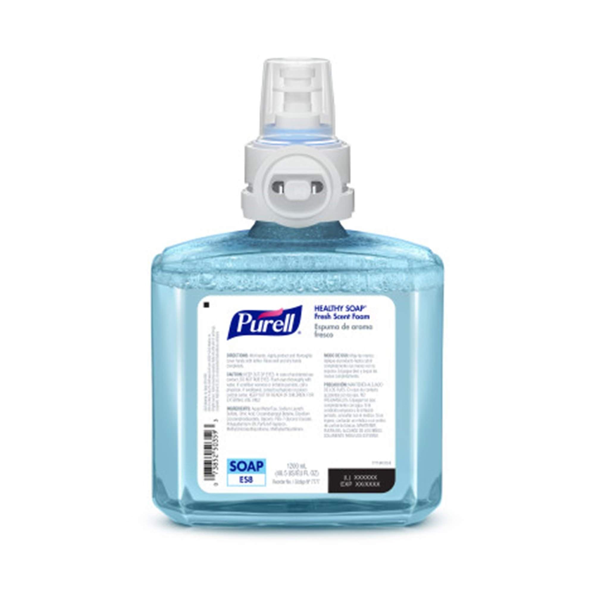 Purell Healthy Soap Fresh Scent Foam Refill for ES8 Dispenser, 1200 ml - Case of 2
