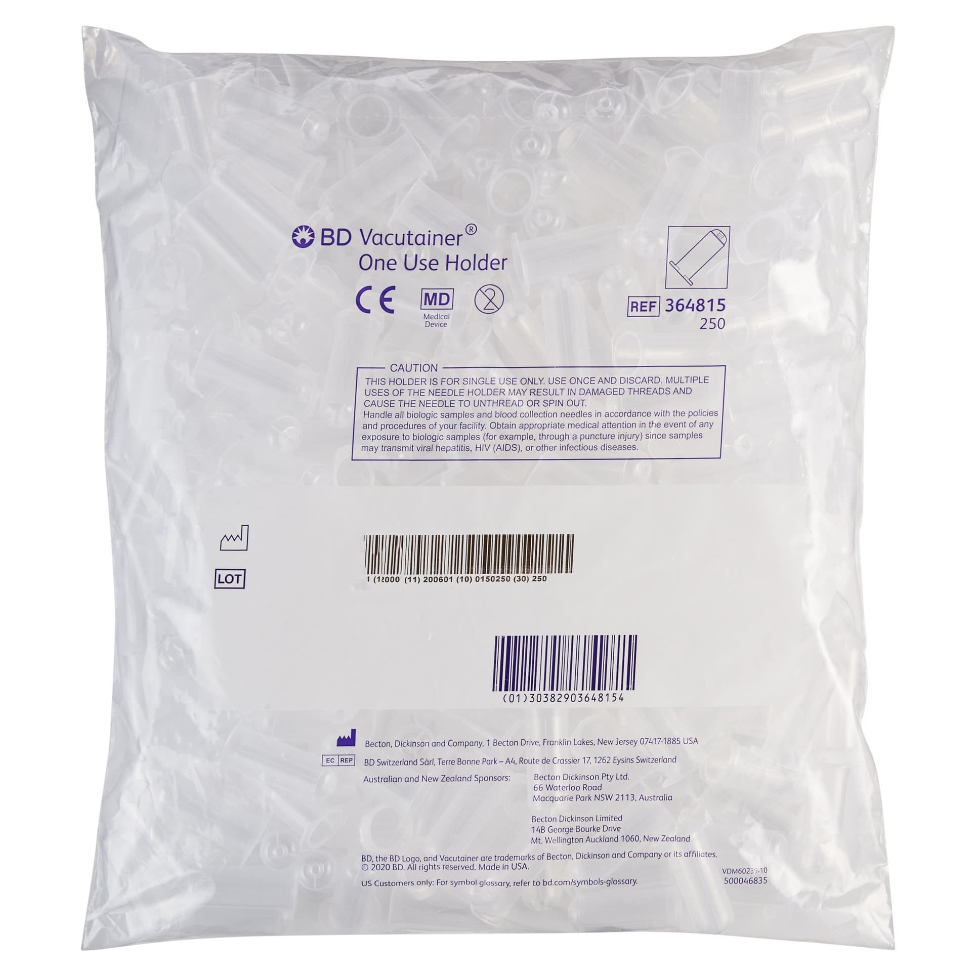 BD Vacutainer Non-Stackable Tube Holder - Each - Image 1