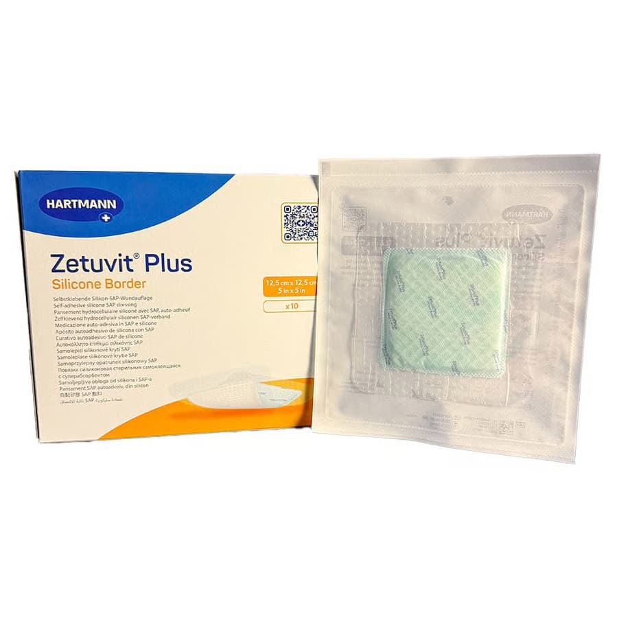Zetuvit Plus Silicone Border Super Absorbent Dressing - Image 10