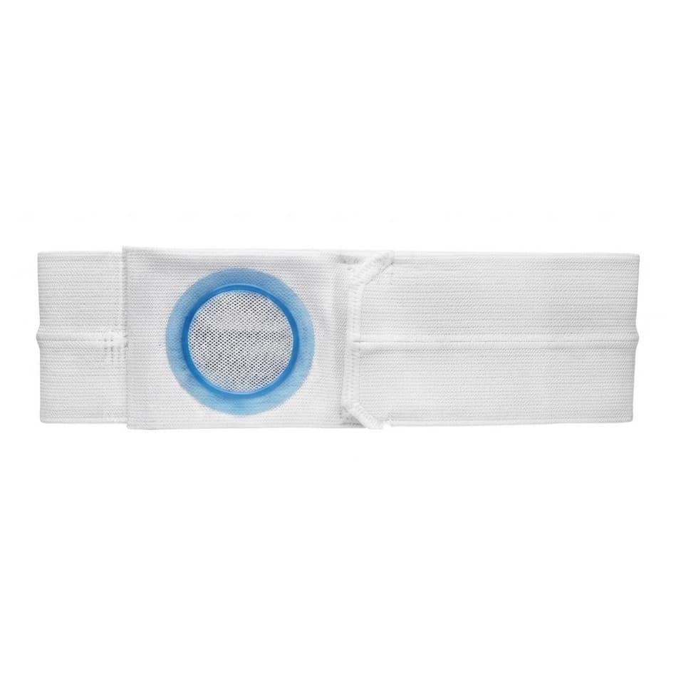 Nu-Hope 6" Flat panel Ostomy Support Belt, 3-1/8", White, Prolapse Flap - Each - Image 1