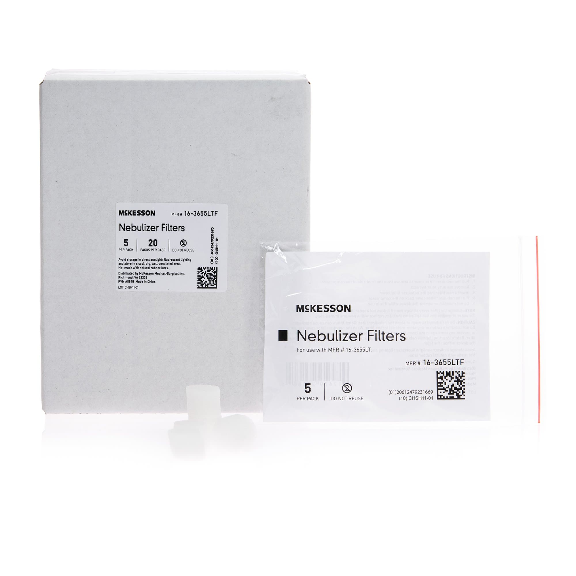 McKesson Nebulizer Filter - Case of 100 - Image 1