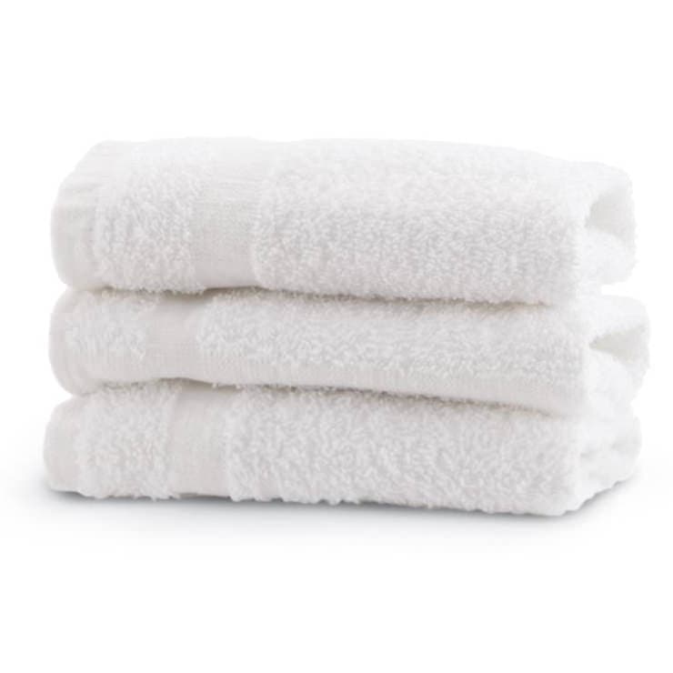 Medline Classic Cotton Terry Washcloths - Dozen of 12 - Image 1