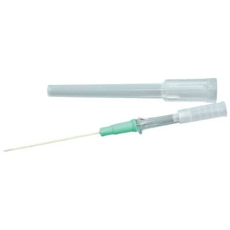 BD Angiocath Peripheral IV Catheter, Stright Hub, Green, 18 Gauge, 1.16 Inch - Case of 200 - Image 1