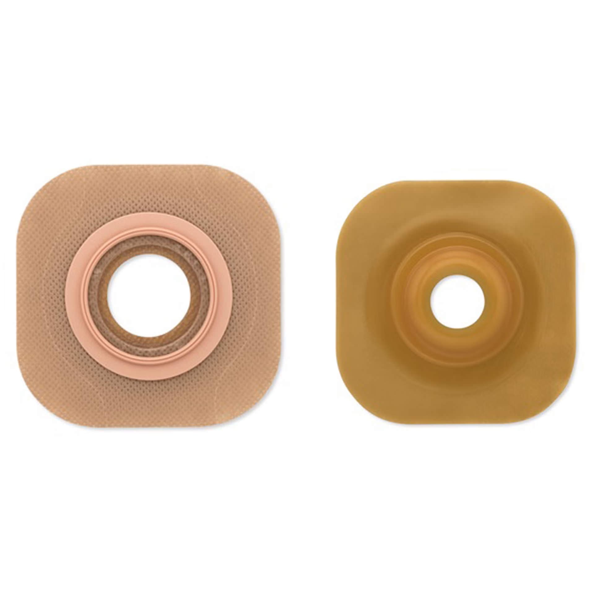 New Image Flat FlexWear Skin Barrier, 1-3/4 Inch Flange, 1 Inch Stoma - Box of 5 - Image 1