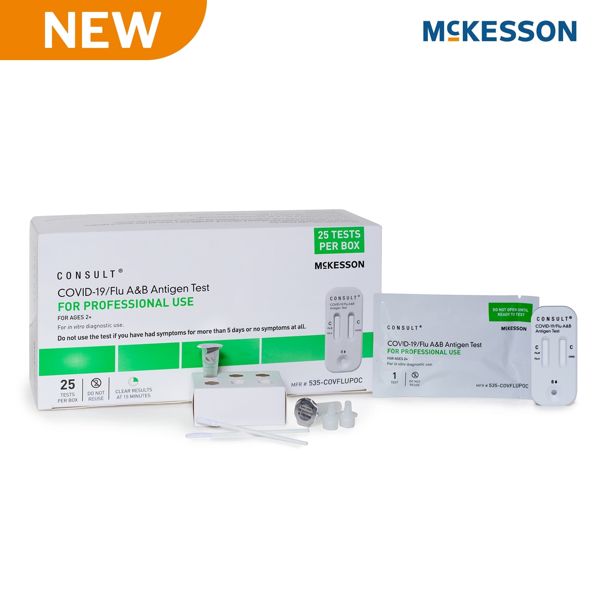 Consult COVID-19 / Flu A&B Antigen Rapid Test Kit