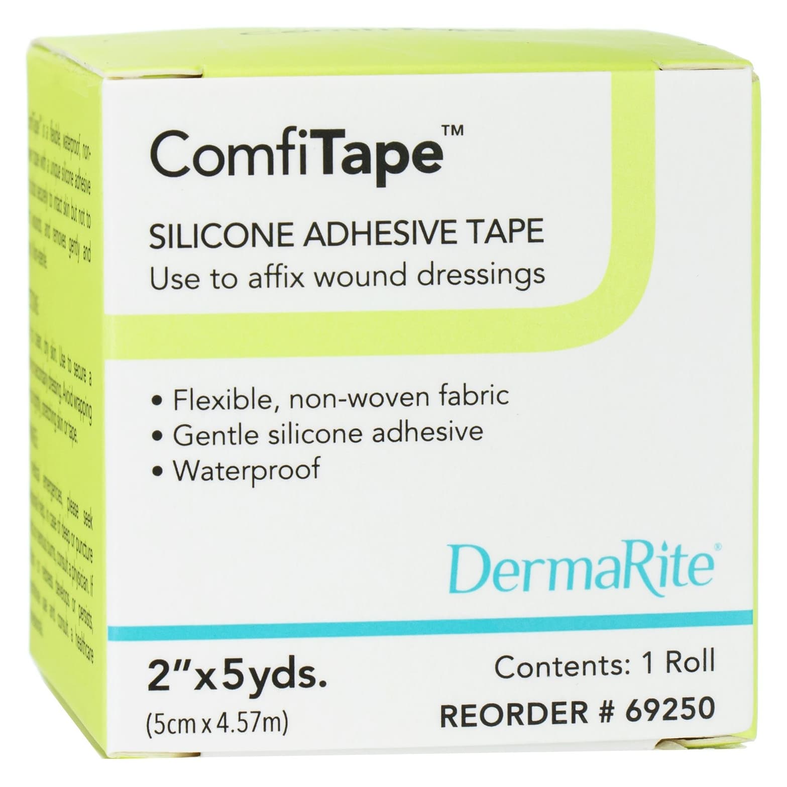 ComFitape Waterproof Silicone Adhesive Medical Tape, 2 Inch x 5 Yard - Each - Image 2