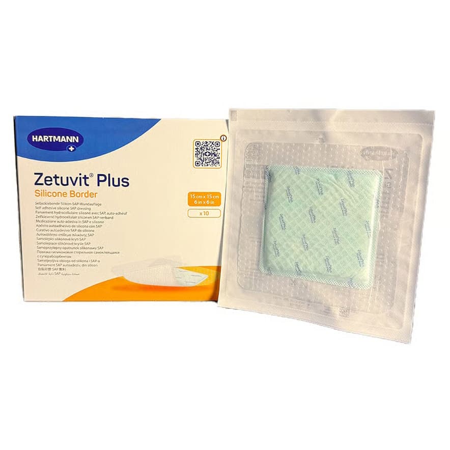Zetuvit Plus Silicone Border Super Absorbent Dressing - Image 9