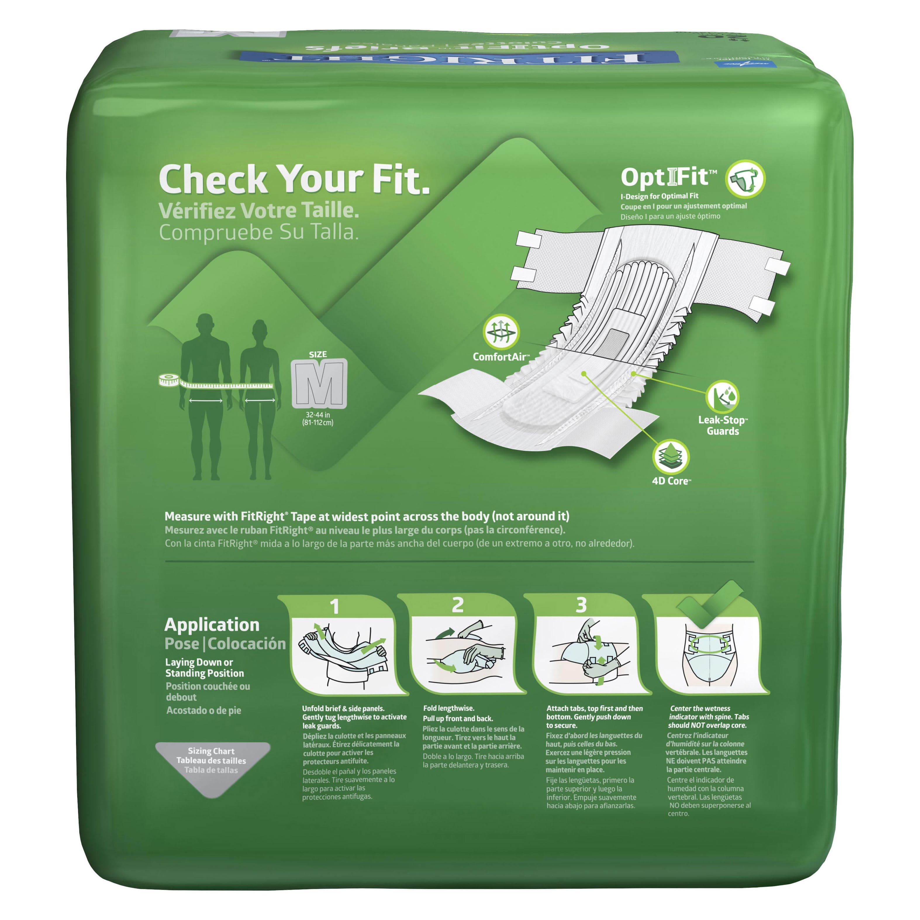 FitRight OptiFit Extra+ Disposable Briefs - Image 2