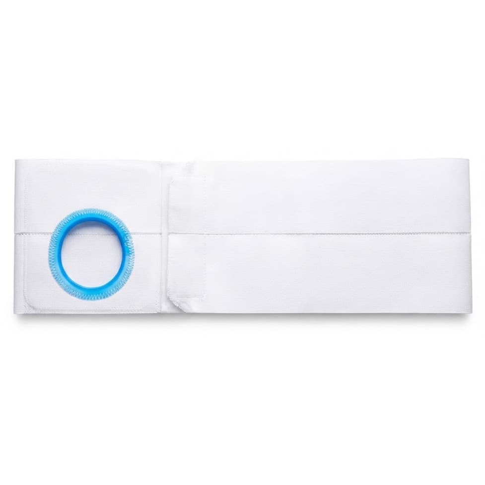 Nu-Hope 6" Flat panel Ostomy Support Belt, 3" White, Large - Each - Image 1
