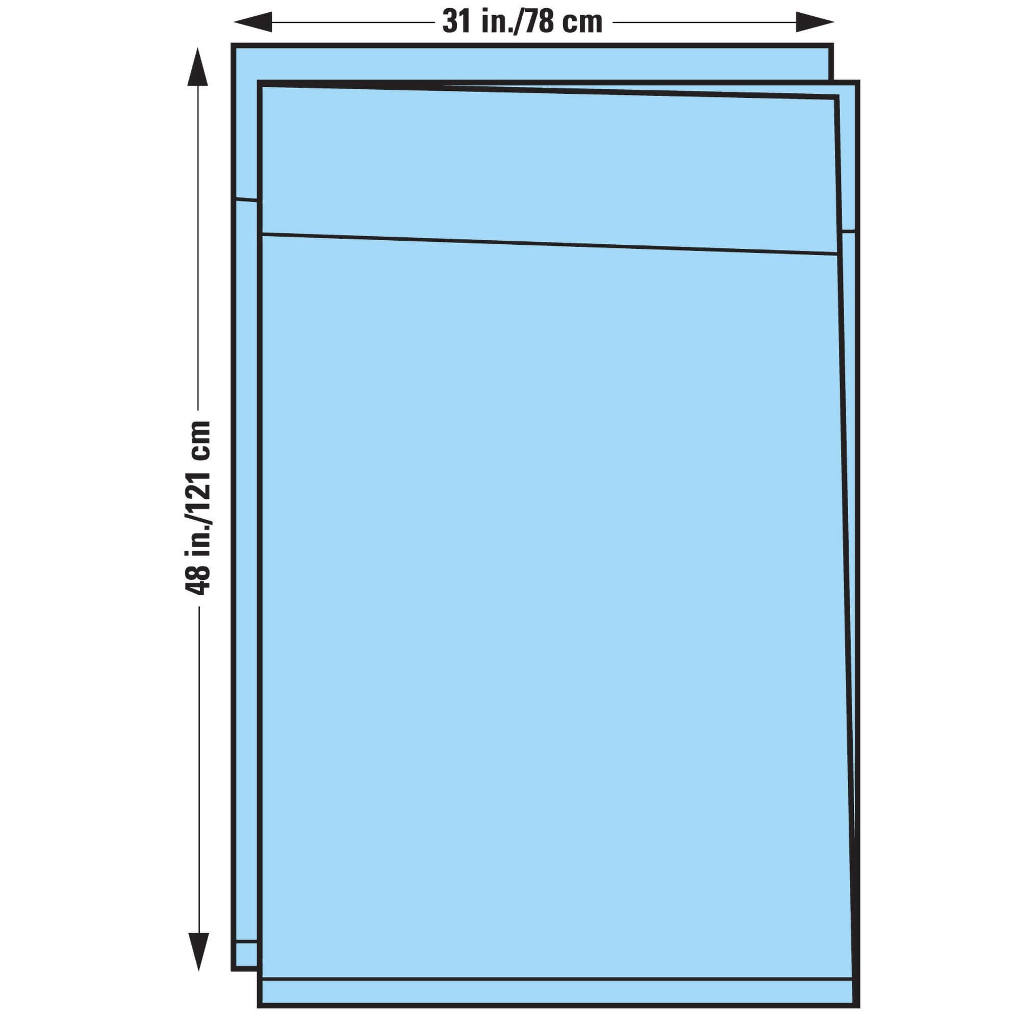 O&M Halyard Surgical Leggings, Blue - Image 2