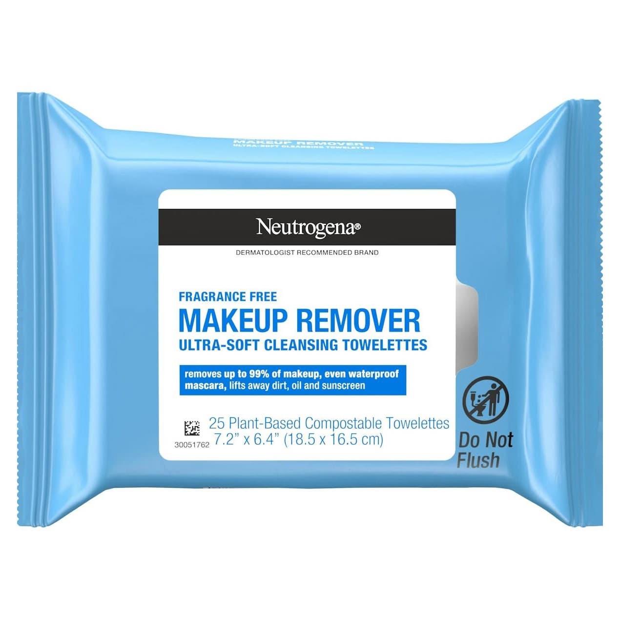 Neutrogena Makeup Remover Wipes, Singles - Bag of 20 - Image 1