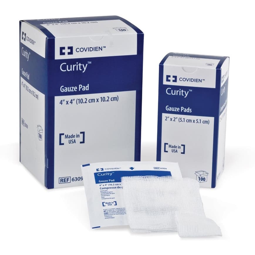 Covidien Curity 12-Ply Sterile Gauze Sponge Pads