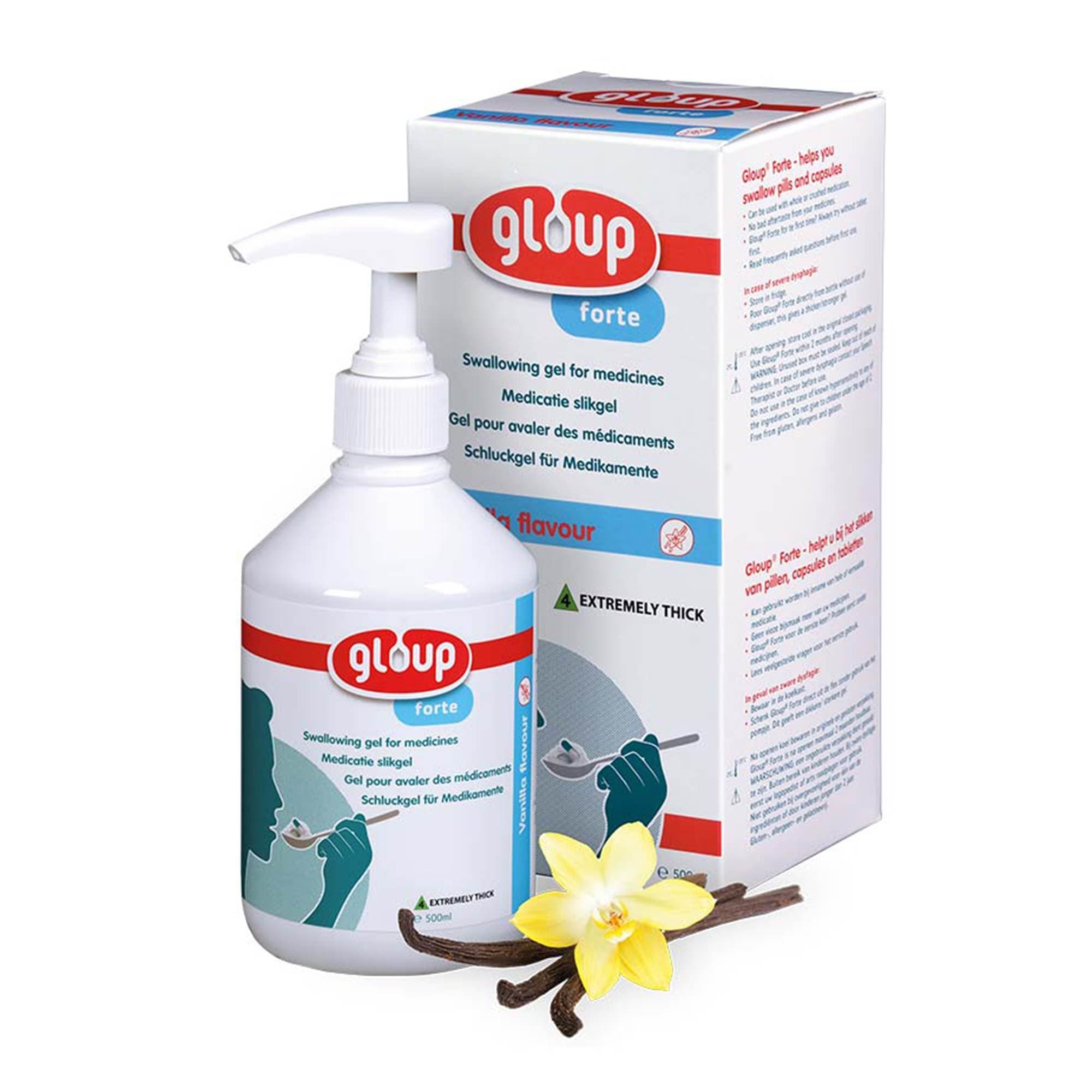 Gloup Forte Swallowing Aid Bottle, 500 ml - Box of 6 - Image 1