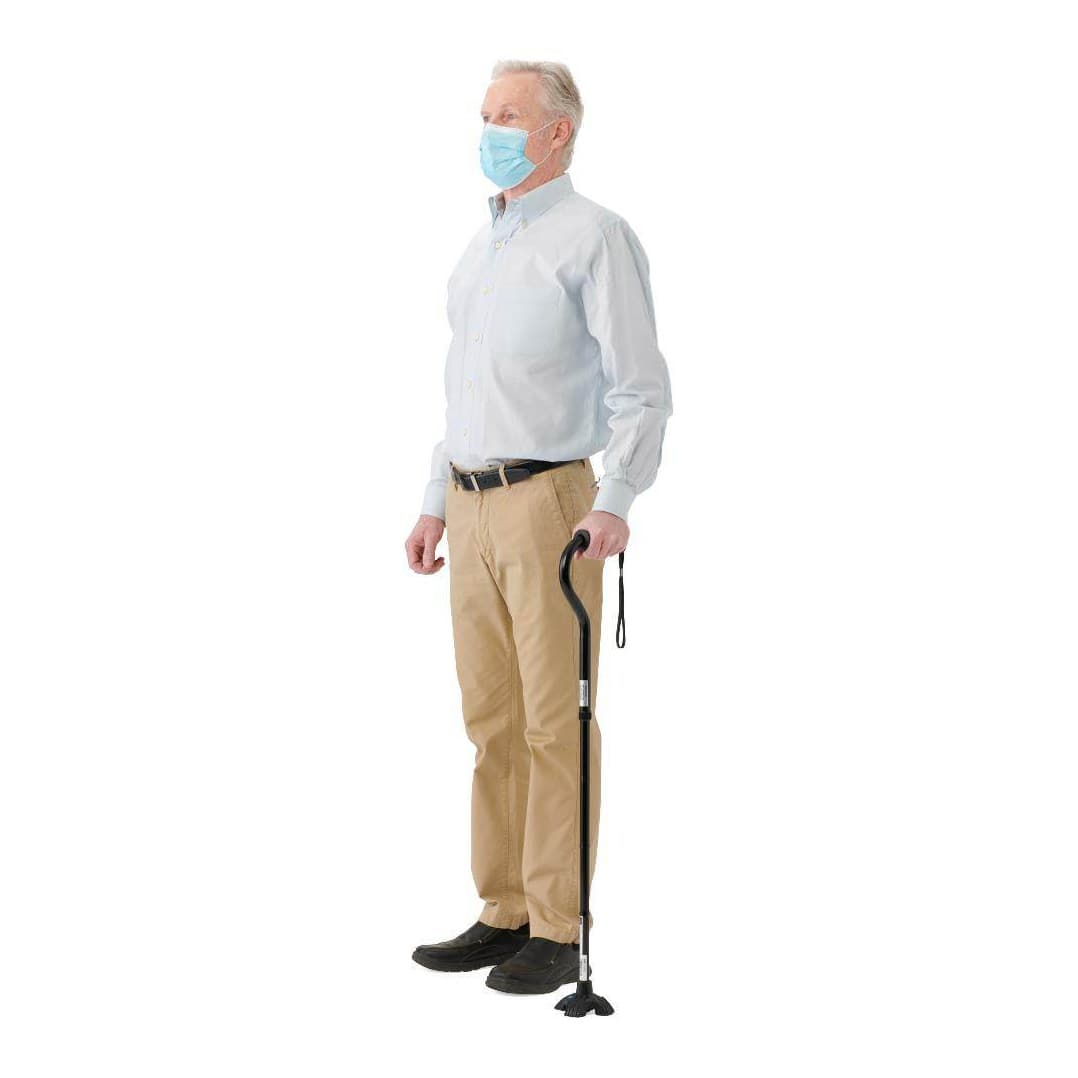 Medline 4-Point Offset Folding Hybrid Cane - Image 4