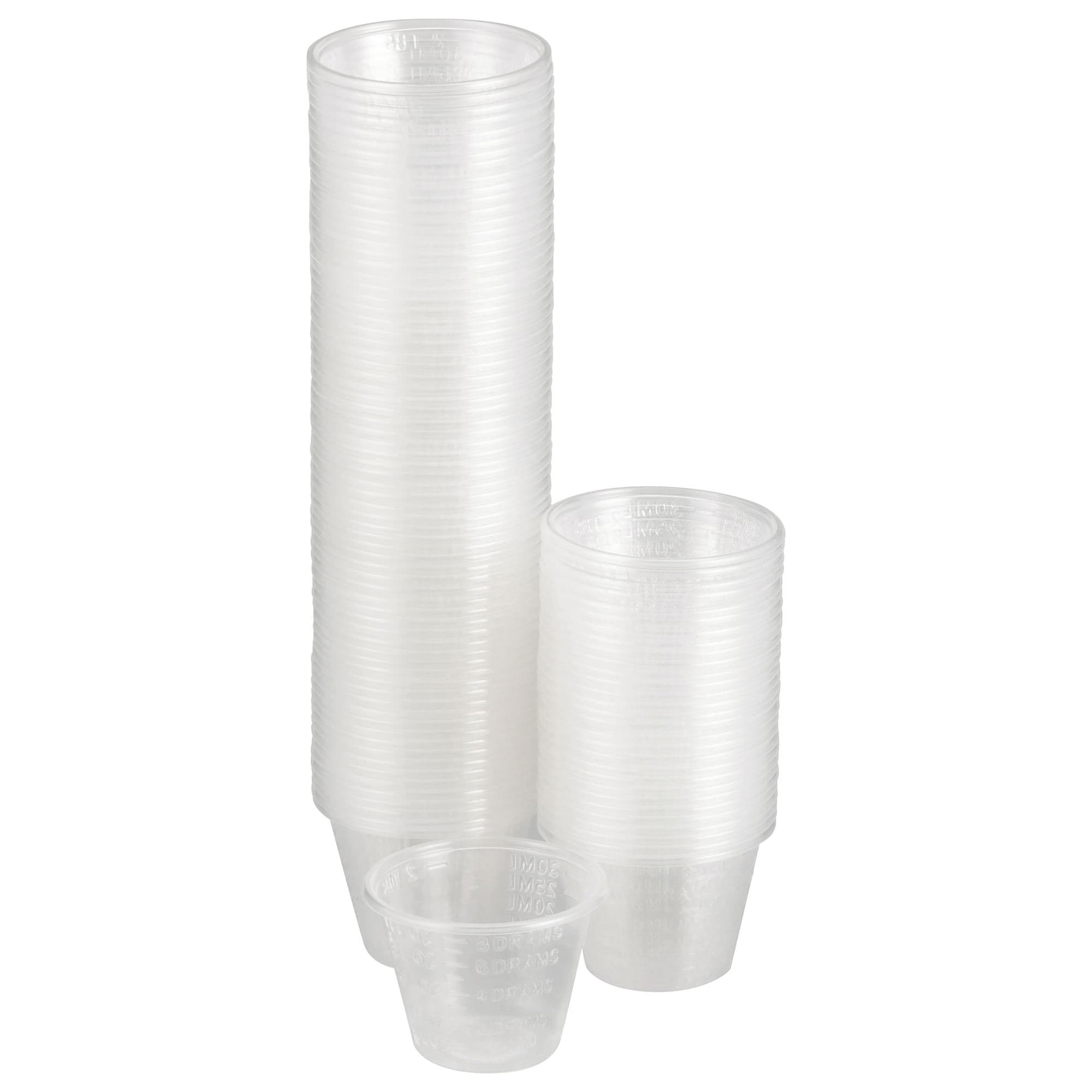 McKesson Graduated Medicine Cup Without Handle Cold Disposable, Clear - Sleeve of 100 - Image 1