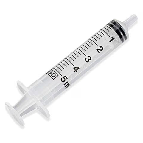 BD General Purpose Syringe, Luer Slip Tip, 5mL - Each - Image 1