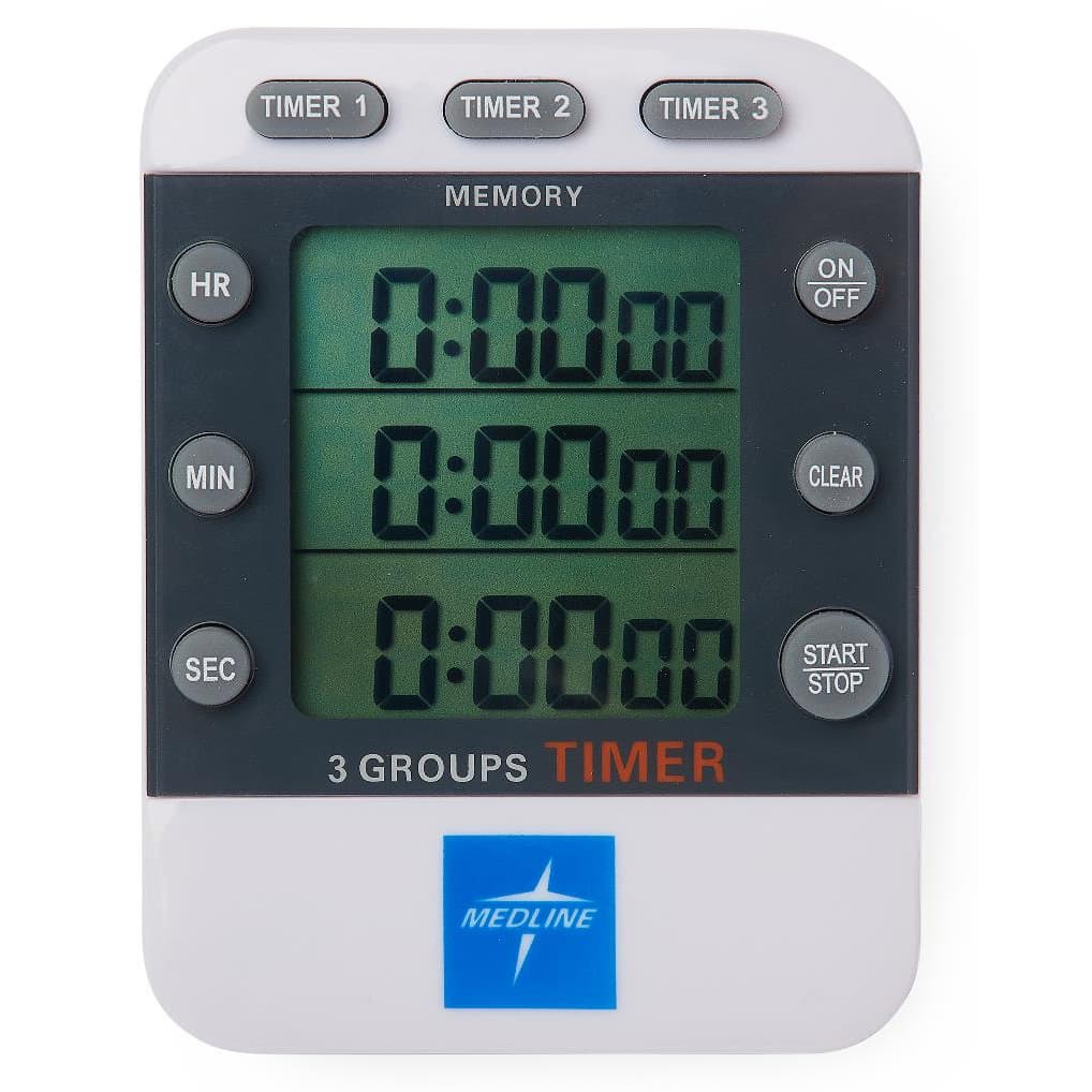 Medline 3-Channel Digital Alarm Timer - Image 2