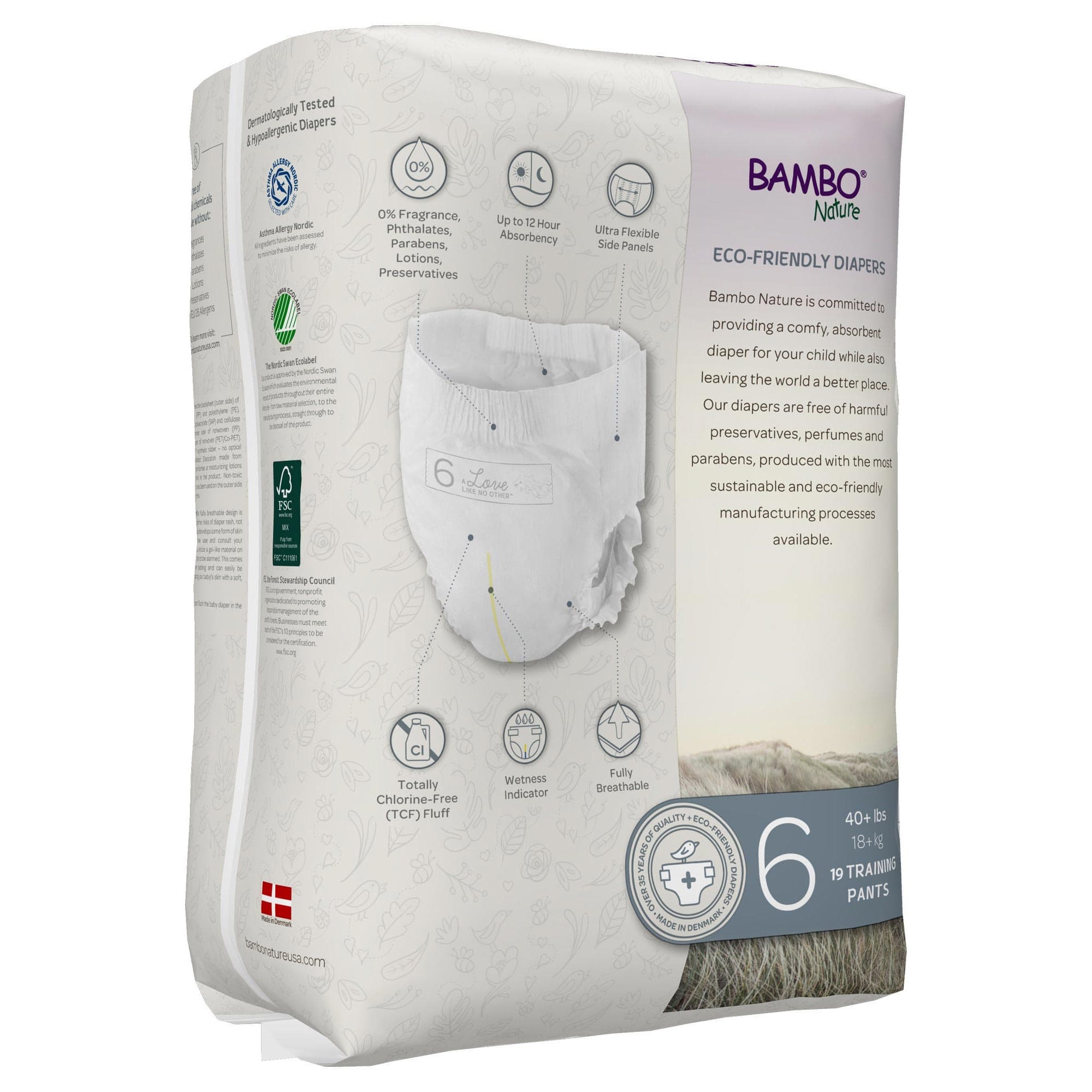 Bambo Nature Dream Toddler Unisex Training Pants - Image 3