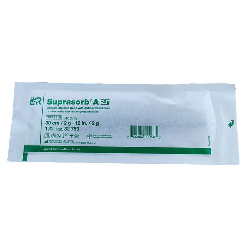Suprasorb A + Ag Calcium Alginate Rope - Image 1