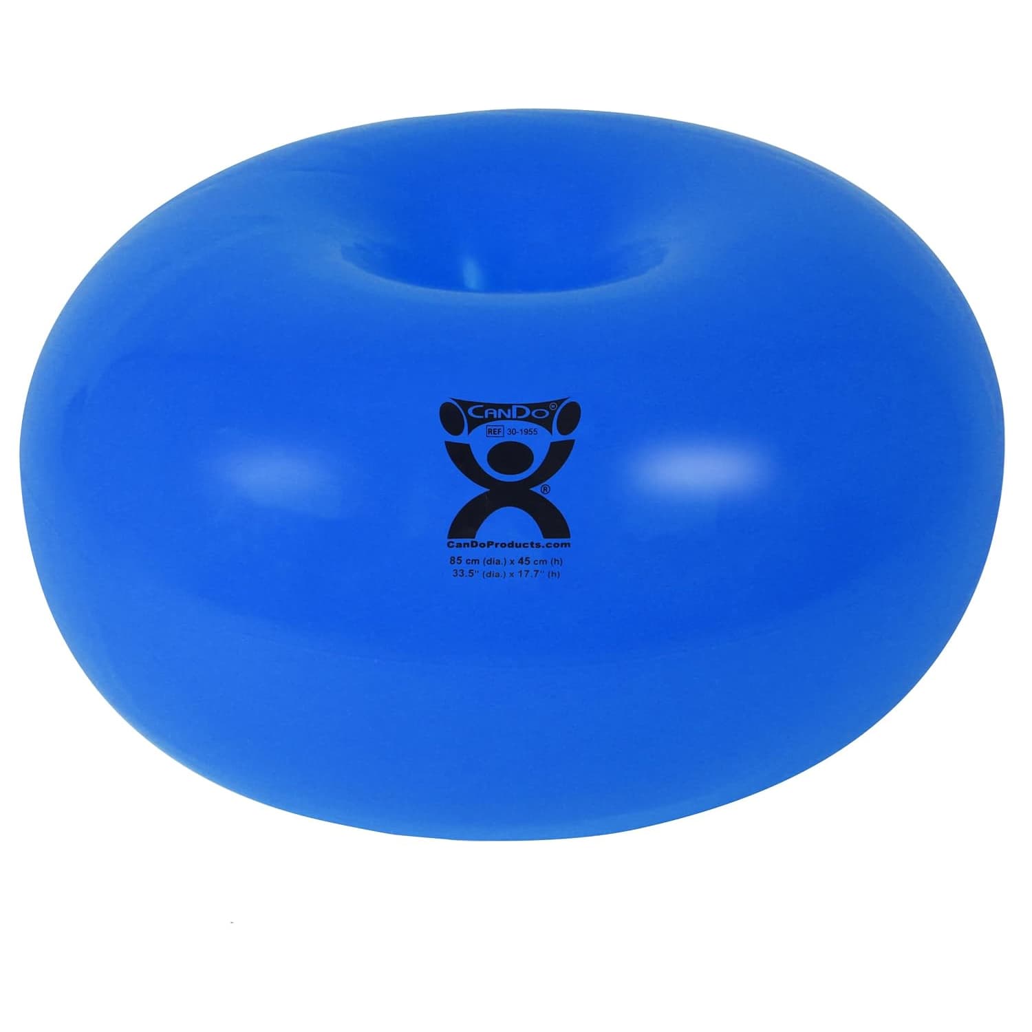 CanDo Donut Ball, 34 x 18 Inch, Blue - Image 1
