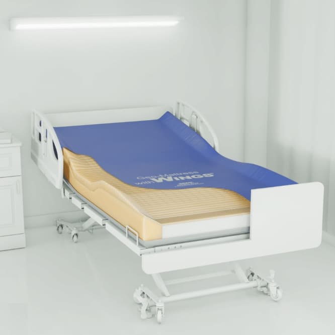 Span America Geo-Mattress Therapeutic Raised Perimeter Mattress with Wings