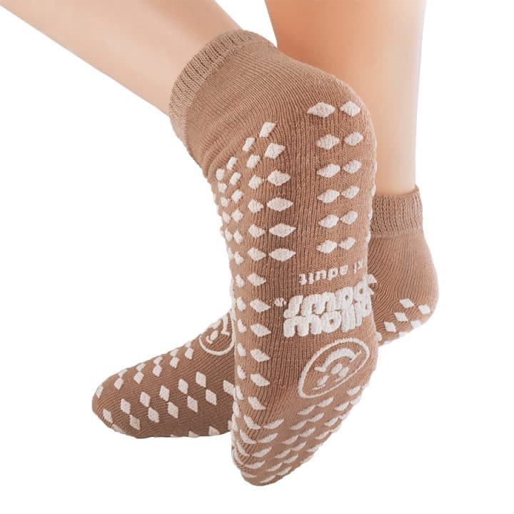 Principle Disposable Ankle High Terry Cloth Slipper Socks, X-Large - Pair - Image 1